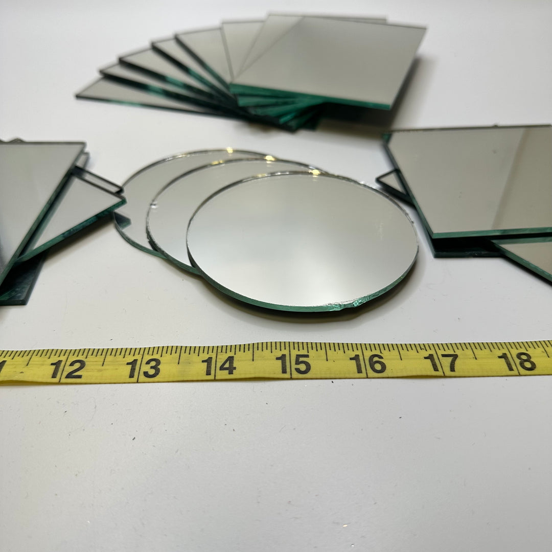 Mirrors - Silver - 18 Pack