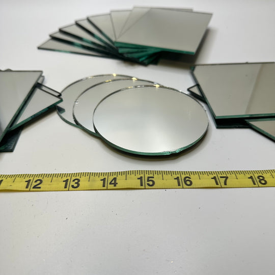 Mirrors - Silver - 18 Pack