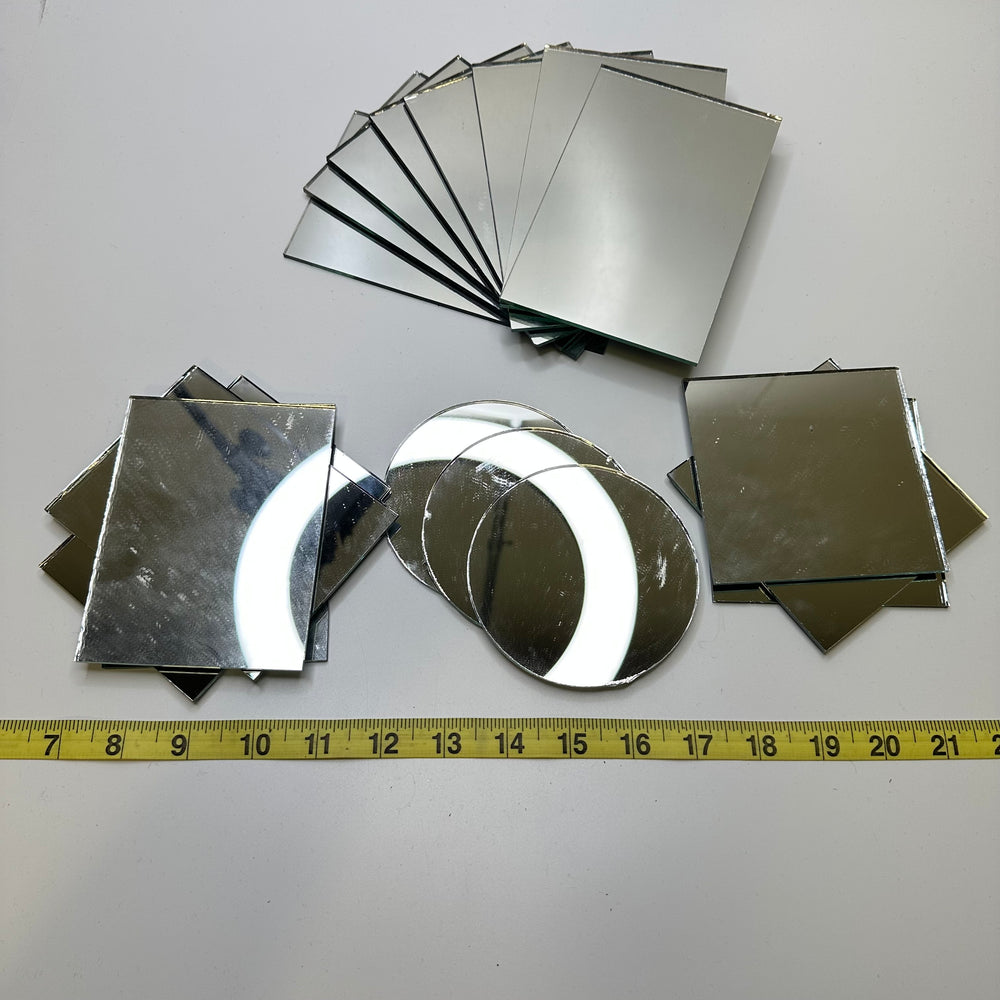 Mirrors - Silver - 18 Pack