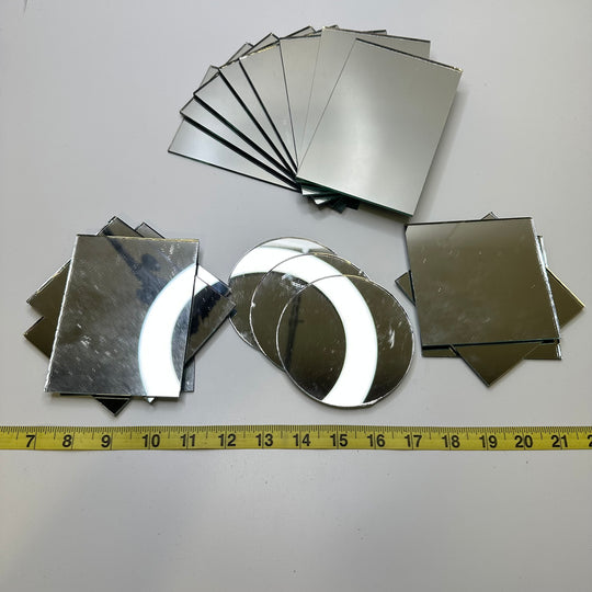 Mirrors - Silver - 18 Pack