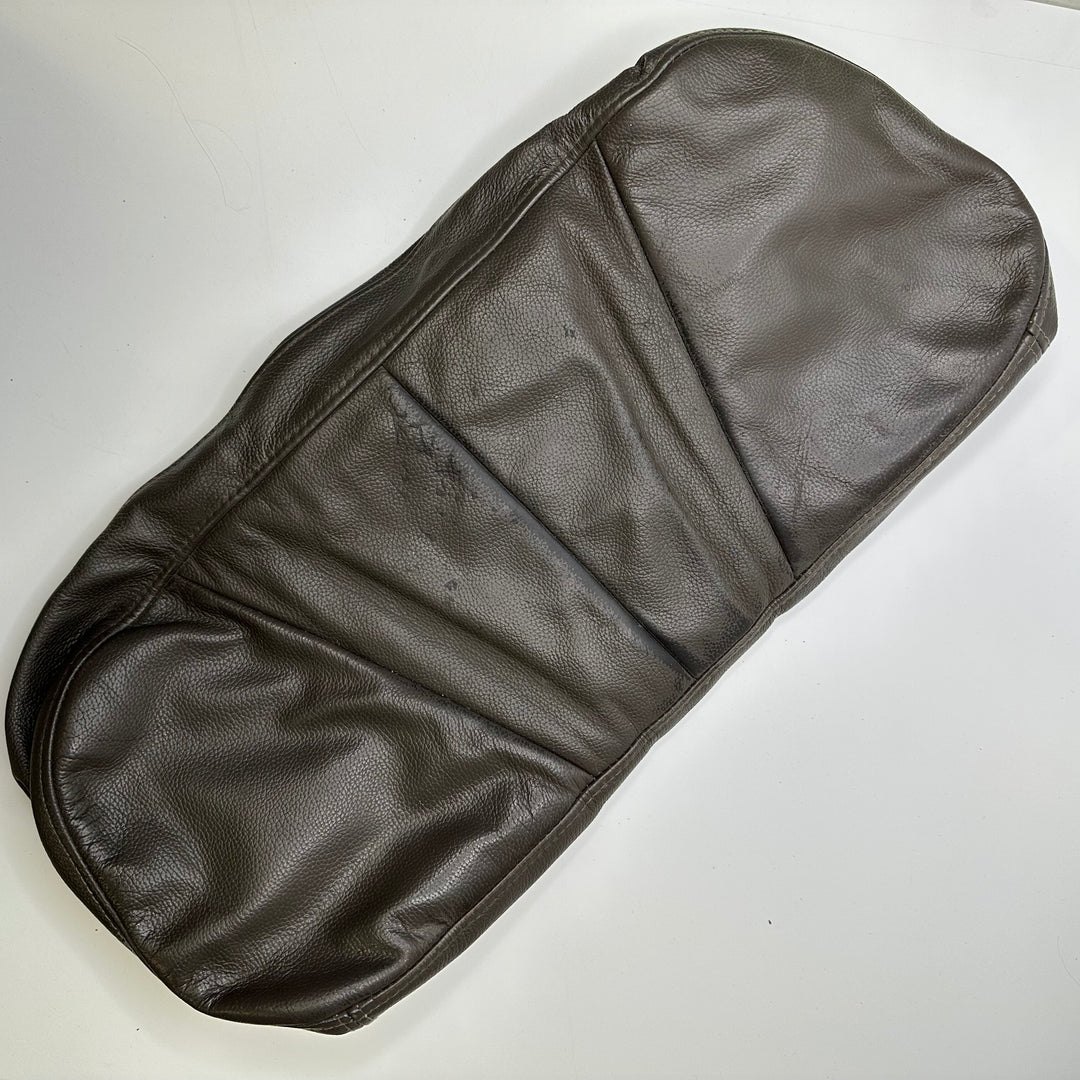Leather Head Rest - Brown/Blue - Individual