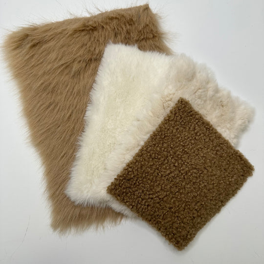Textured Faux Fur Pack Faux Fur Pack - Multi - 4 Pack