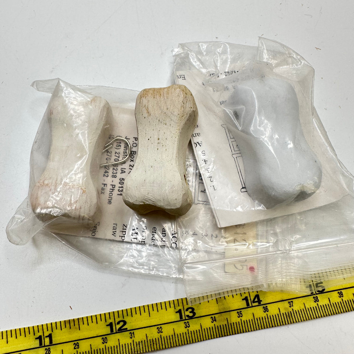 Wooden Bones Craft - Cream/White - 3 Pack