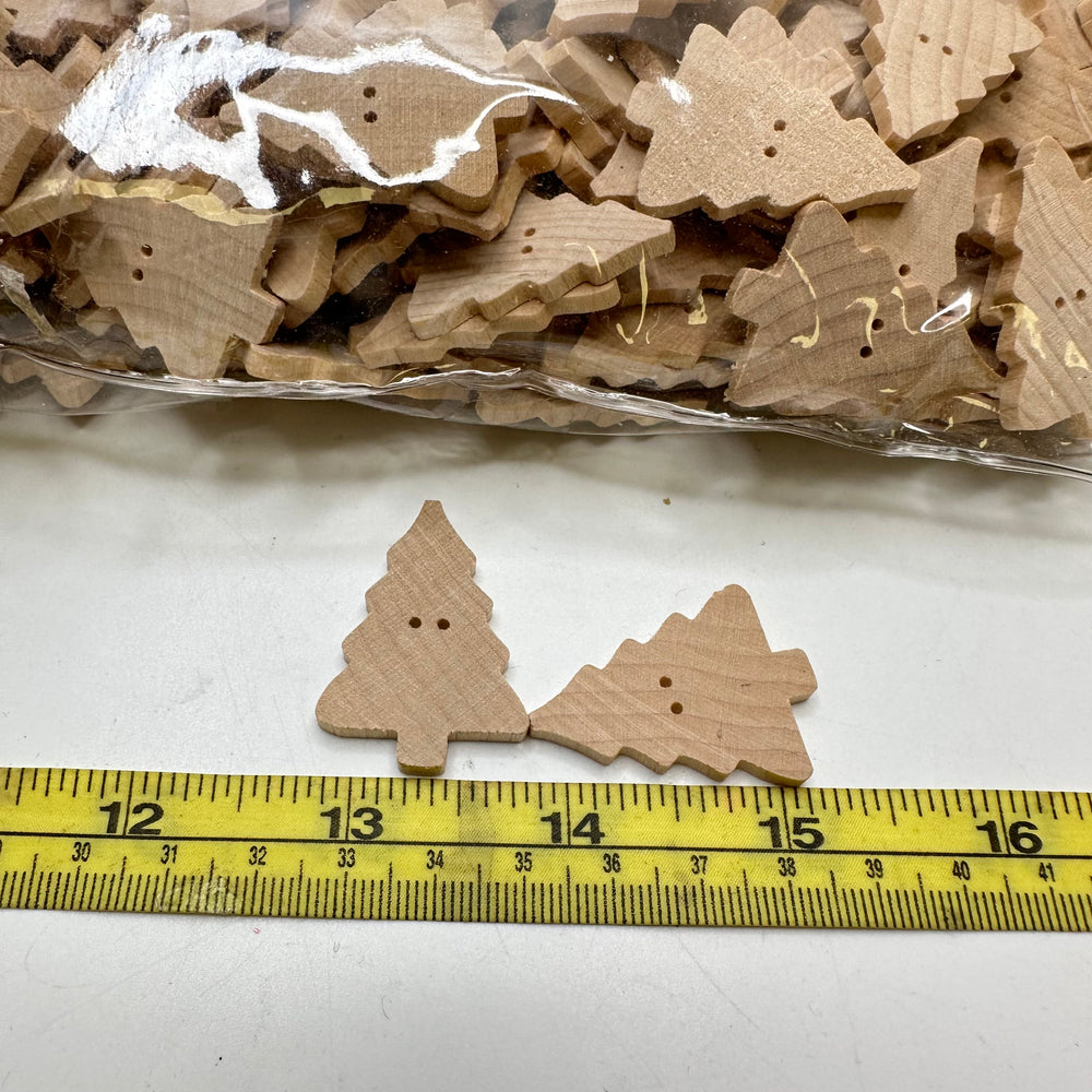 Tree Craft Buttons Craft - Wood - 50 Pack