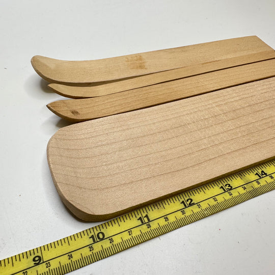 Single Ski Craft - Wood - 4 Pack