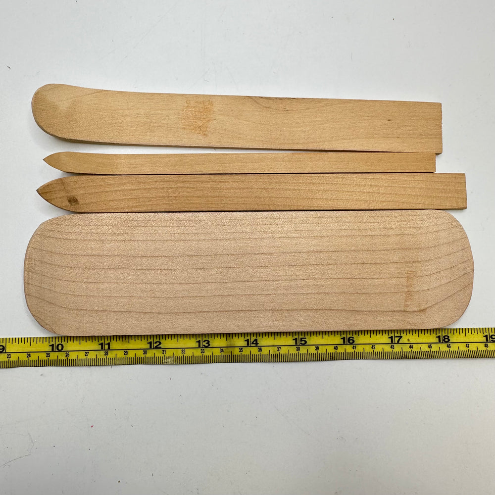 Single Ski Craft - Wood - 4 Pack