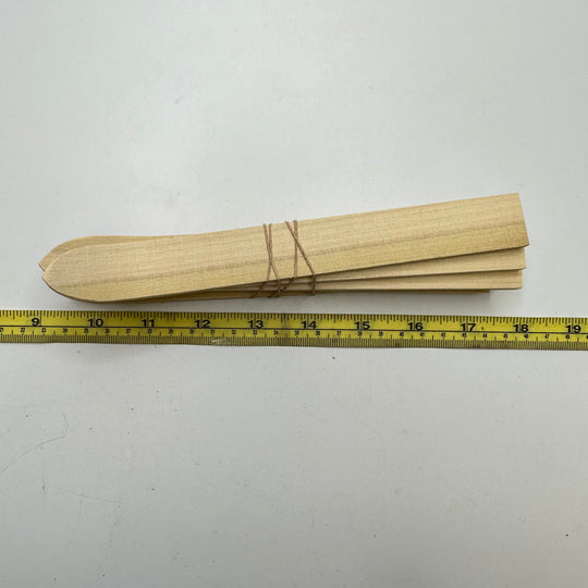 Tiny Ski Craft - Wood - 6 Pack