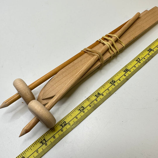 9 Ski Set Craft - Wood - 4 Pack
