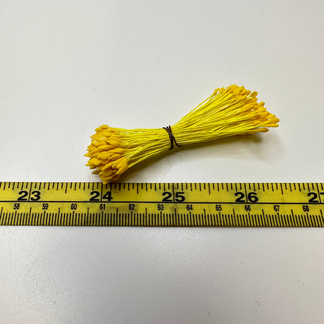 Miniature Flower Stamens - Yellow - Individual