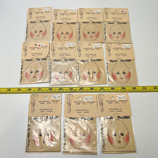 Vintage Doll Faces - Light Beige Multi - 11 Pack