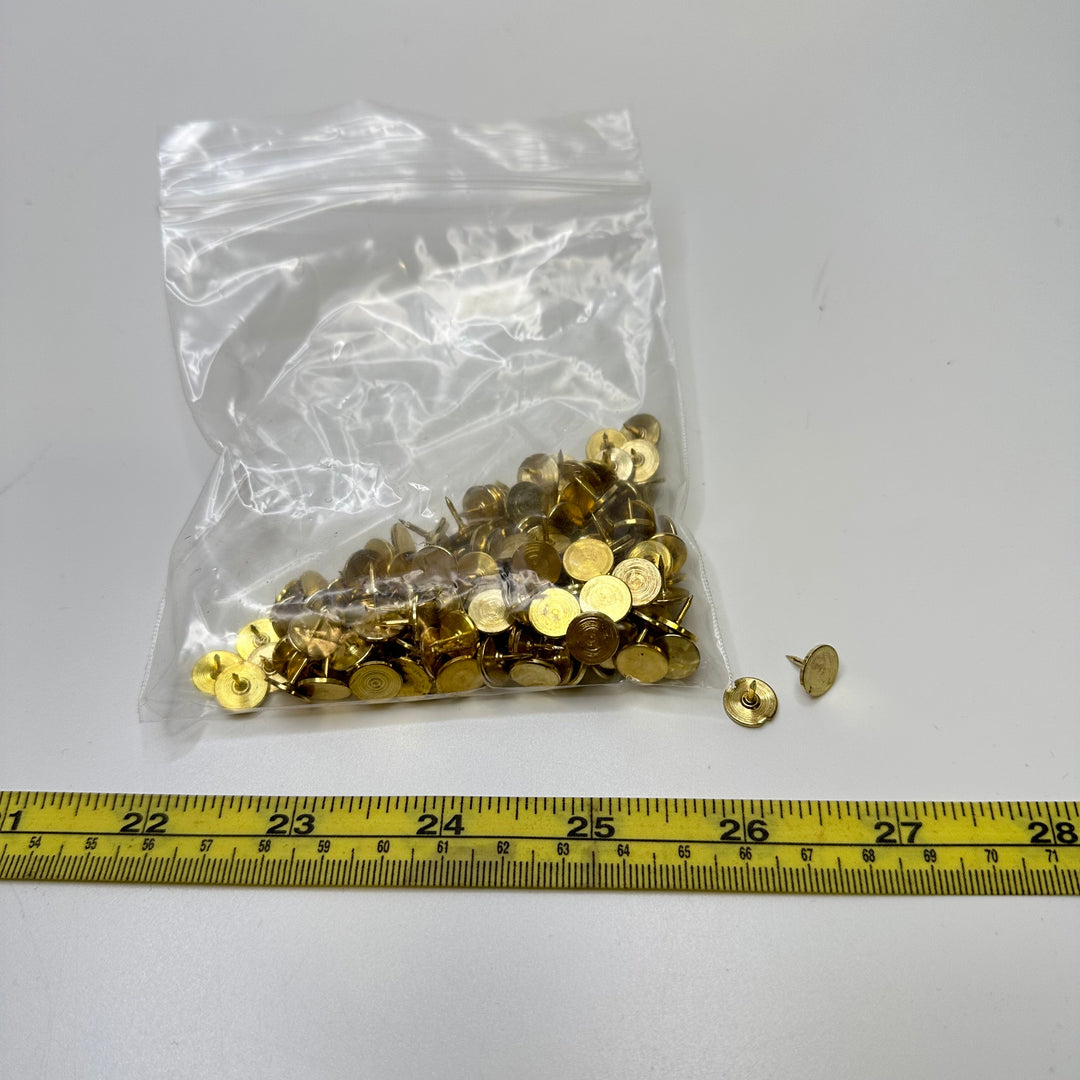 Tacks - Brass - 125 Pack