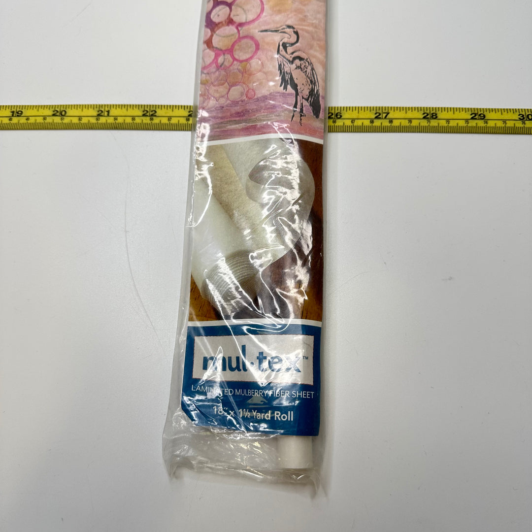 Laminated Mulberry Fiber Sheet - White - Individual