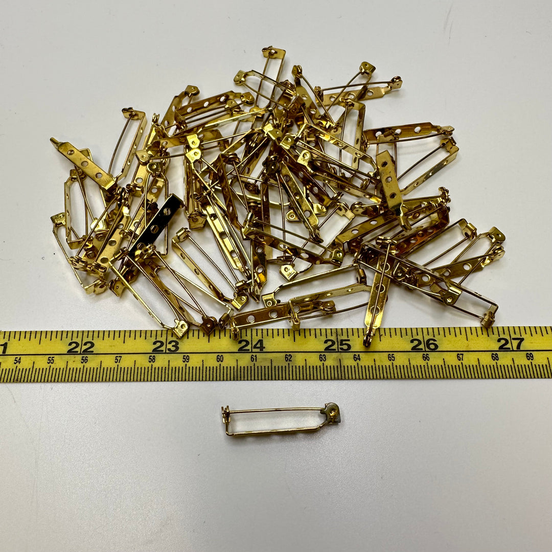 Pin Bars - Brass - 60 Pack