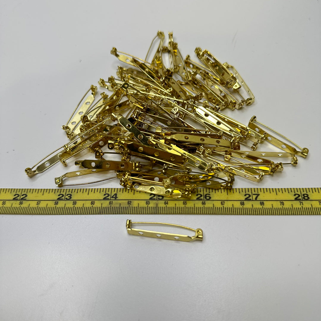 Pin Bars - Gold - 70 Pack