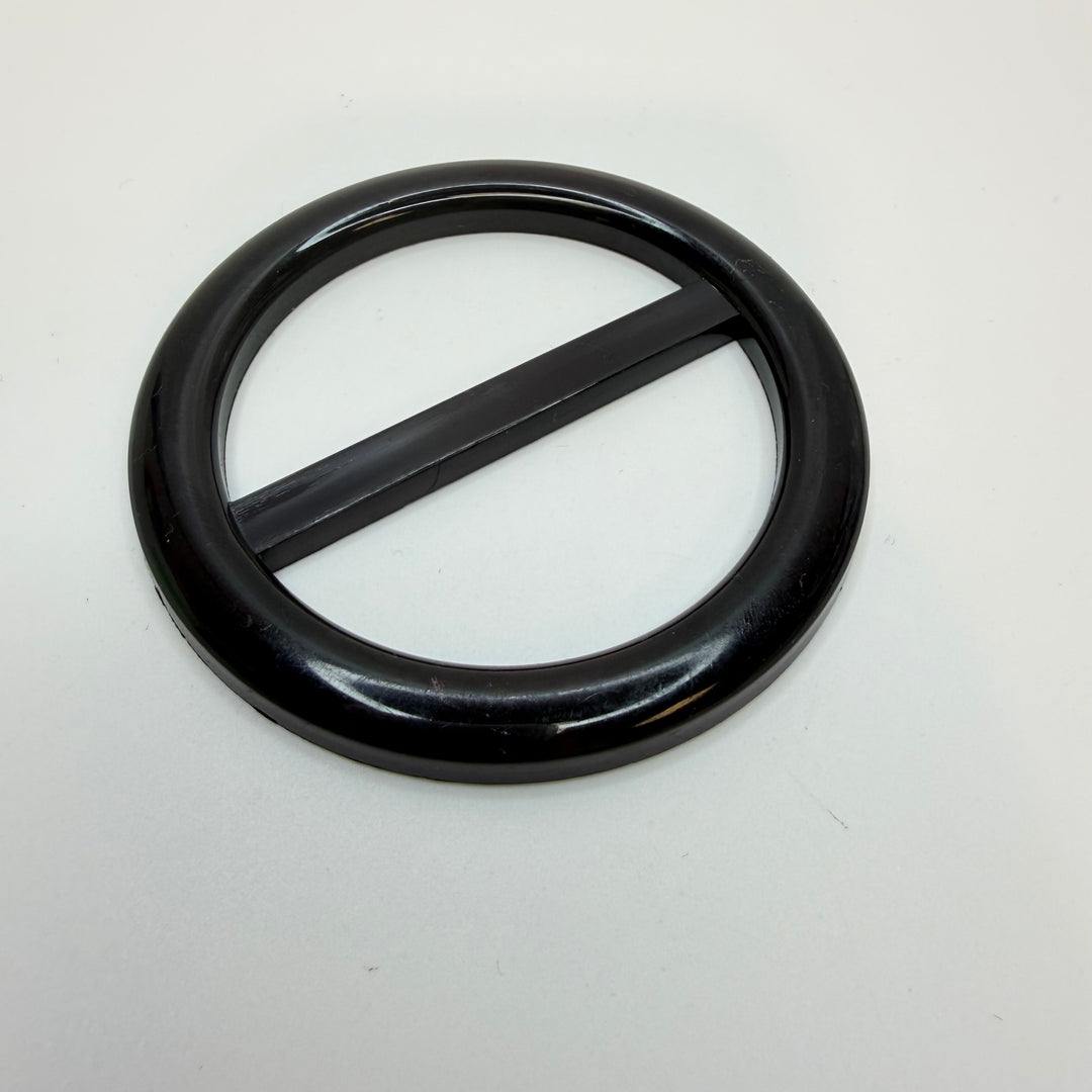 Plastic Belt Buckle Notions - Black - Individual
