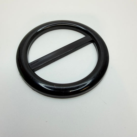 Plastic Belt Buckle Notions - Black - Individual