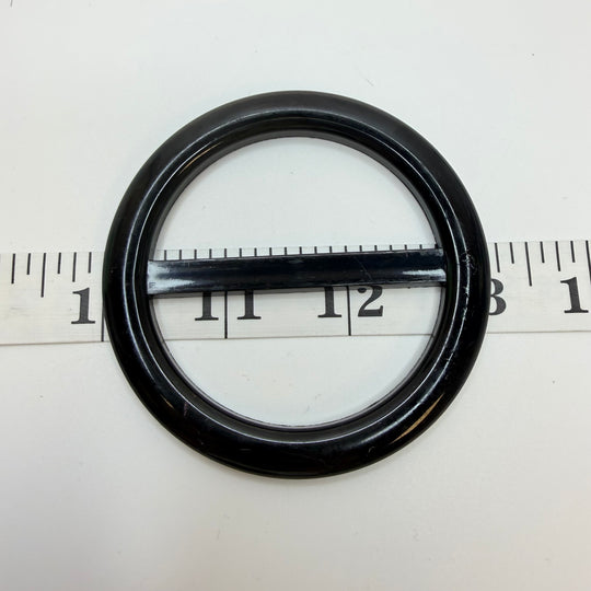 Plastic Belt Buckle Notions - Black - Individual