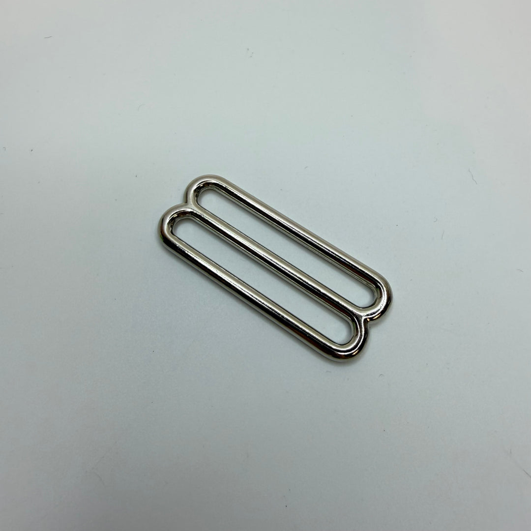 Metal Belt Buckle Slider Notions - Silver - Individual