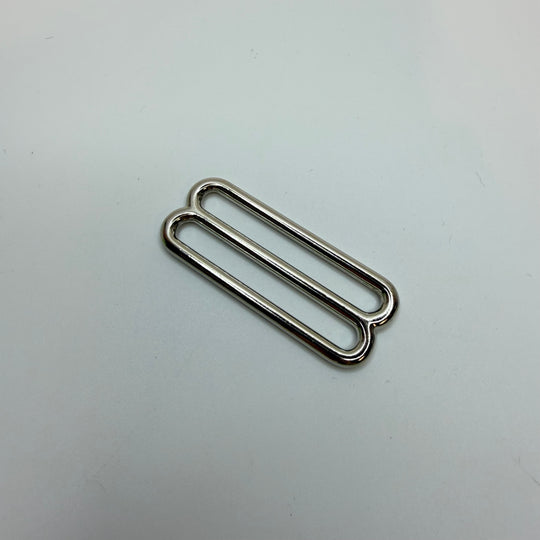 Metal Belt Buckle Slider Notions - Silver - Individual