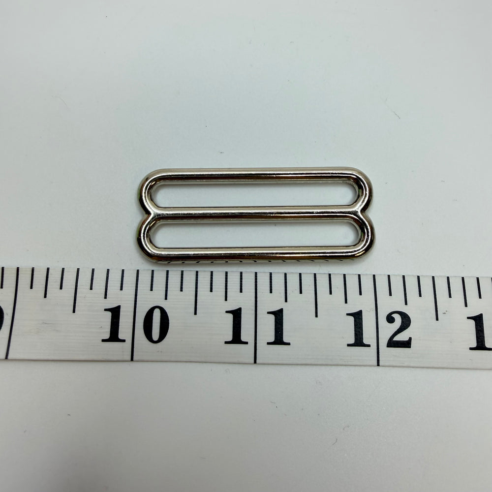 Metal Belt Buckle Slider Notions - Silver - Individual