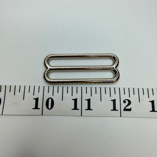 Metal Belt Buckle Slider Notions - Silver - Individual
