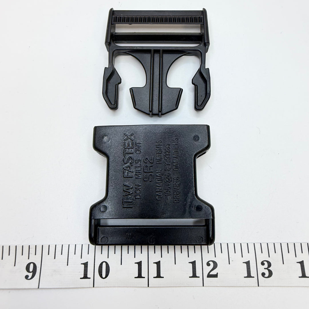 Plastic Side Release Buckle Notions - Black - Individual