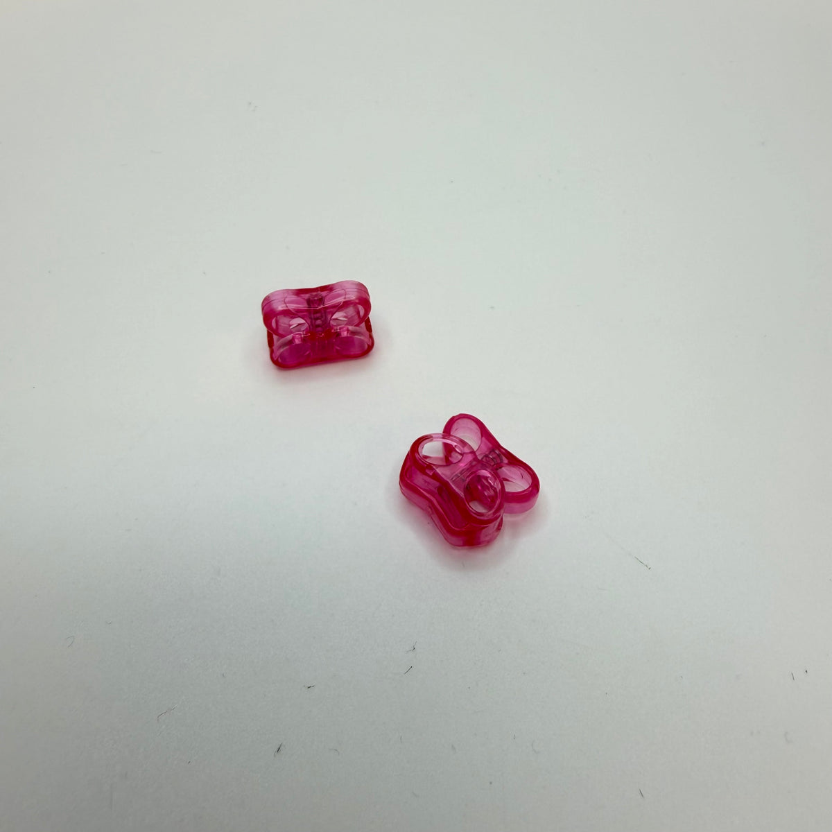 Plastic Spring Toggle Stopper Notions - Pink - 2 Pack
