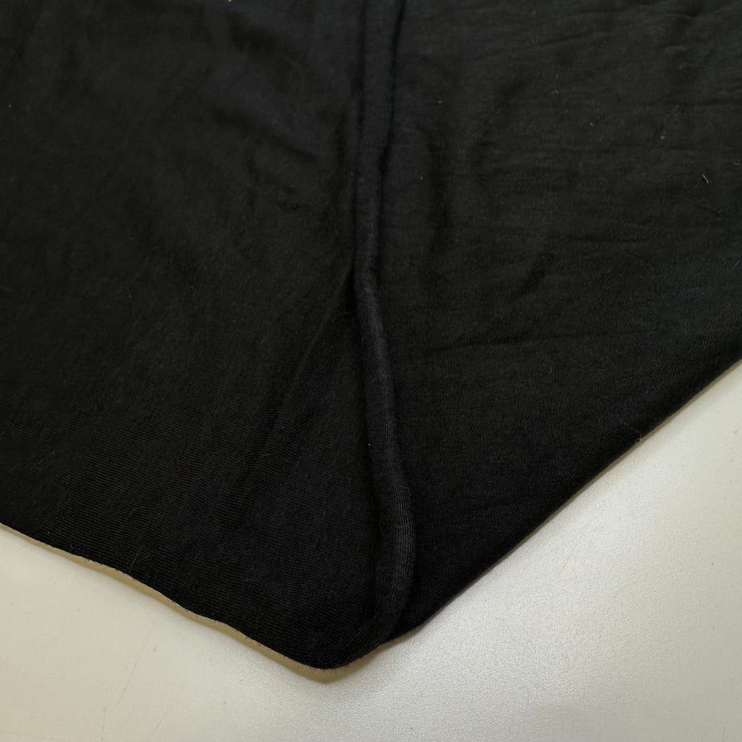 Cool Summer Nights - Jersey Cotton Blend Knit - Black - 1.55M Bundle