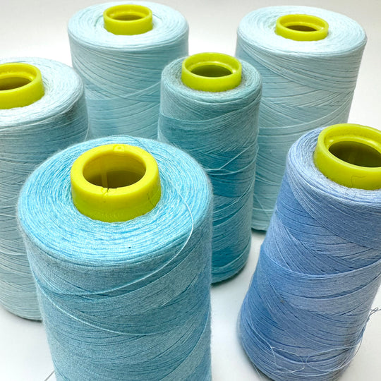 Polyester All Purpose Thread - Light Blue - FABCYCLE Deadstock and Sustainble Fabrics and Sewing Supplies