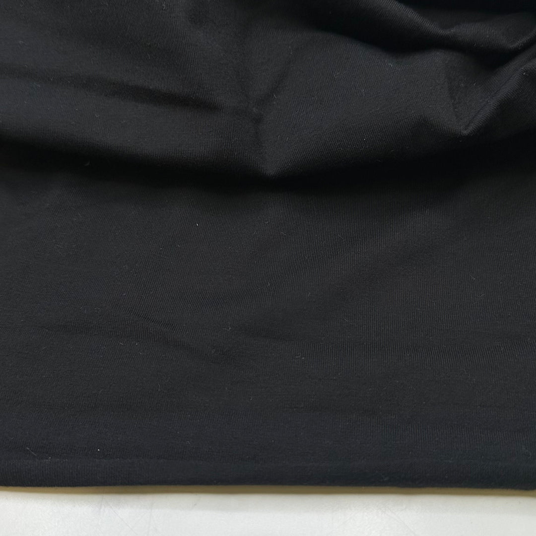 Sewing Through My Break - Rib Knit Cotton Blend Knit - Black - 1.7M Bundle - FABCYCLE Deadstock and Sustainble Fabrics and Sewing Supplies
