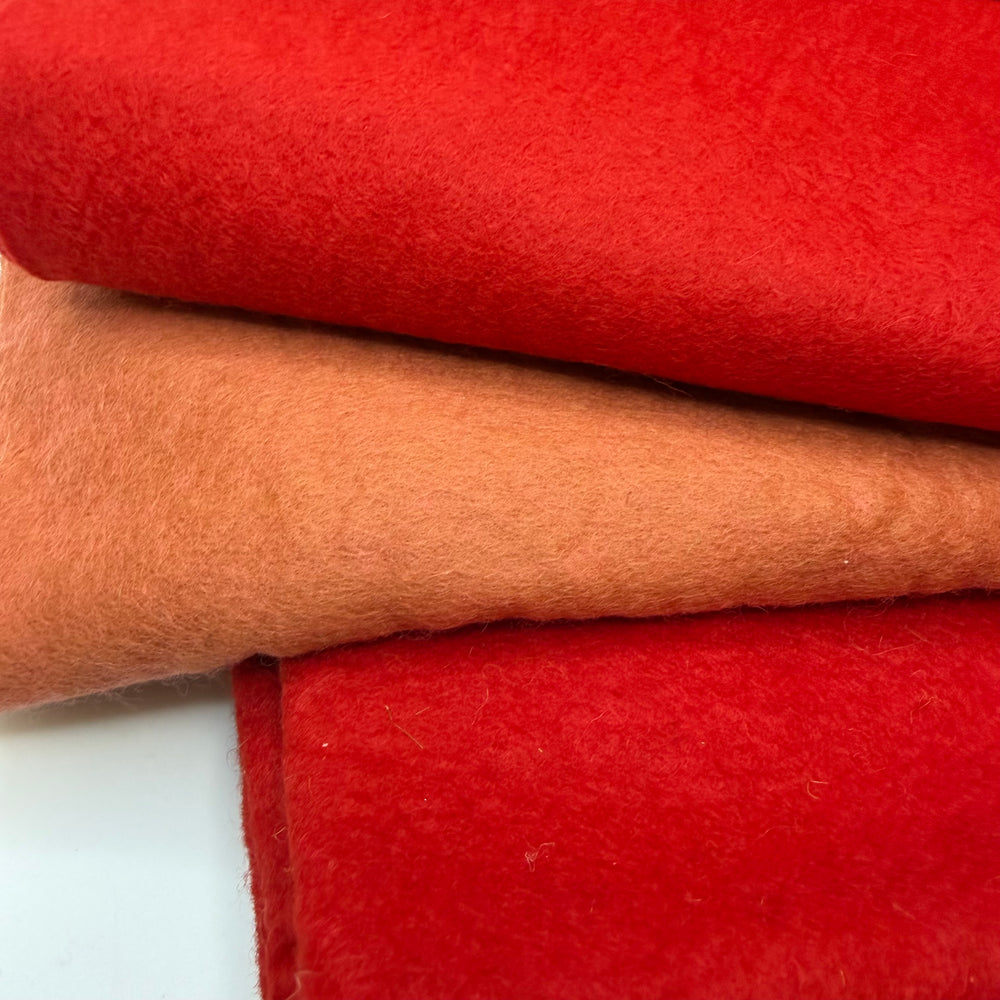 Felt - Red/Orange - 3 Pack