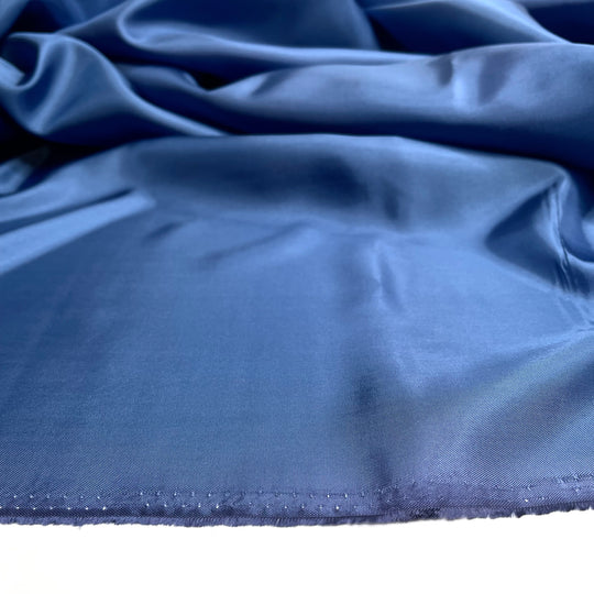 Im ... Da Ba Dee Da Be Di - Satin Poly Woven - Blue - Bundles - FABCYCLE Deadstock and Sustainble Fabrics and Sewing Supplies