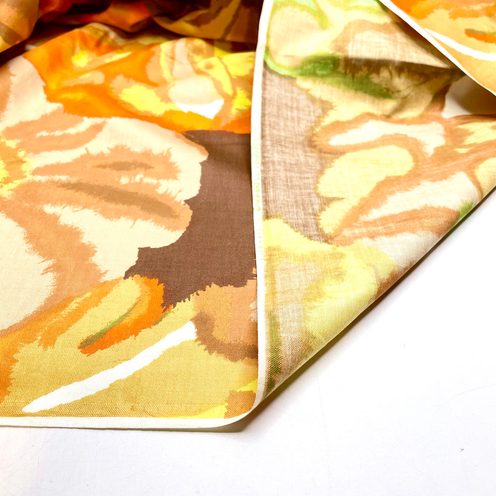 I've Got Expensive Taste - Vintage Satin Cotton/Poly Woven - Multi Floral - 2.5M Bundle - FABCYCLE Deadstock and Sustainble Fabrics and Sewing Supplies