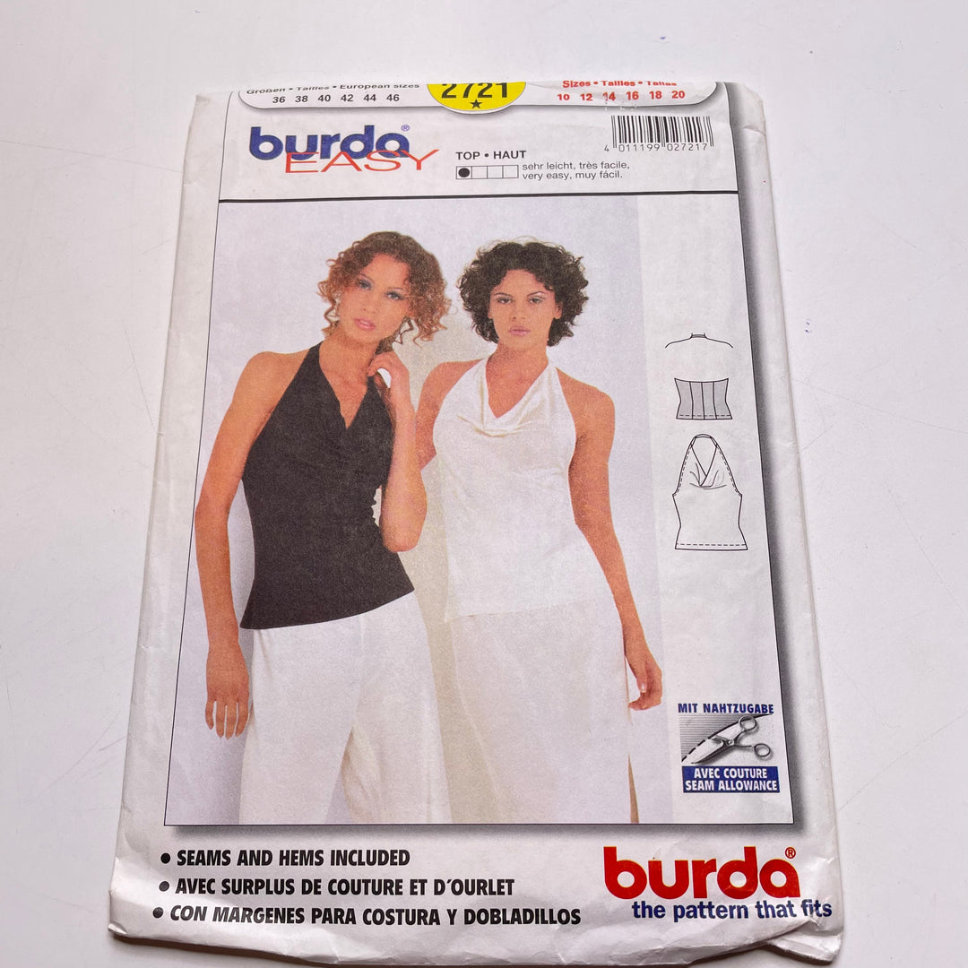 Sewing Pattern - Womenswear - Burda 2721