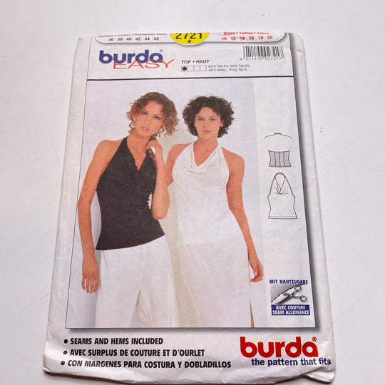 Sewing Pattern - Womenswear - Burda 2721