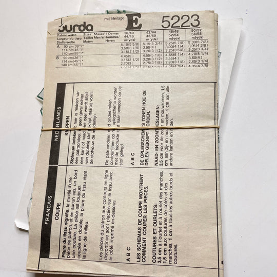 Sewing Pattern - Unisex - Burda 5223