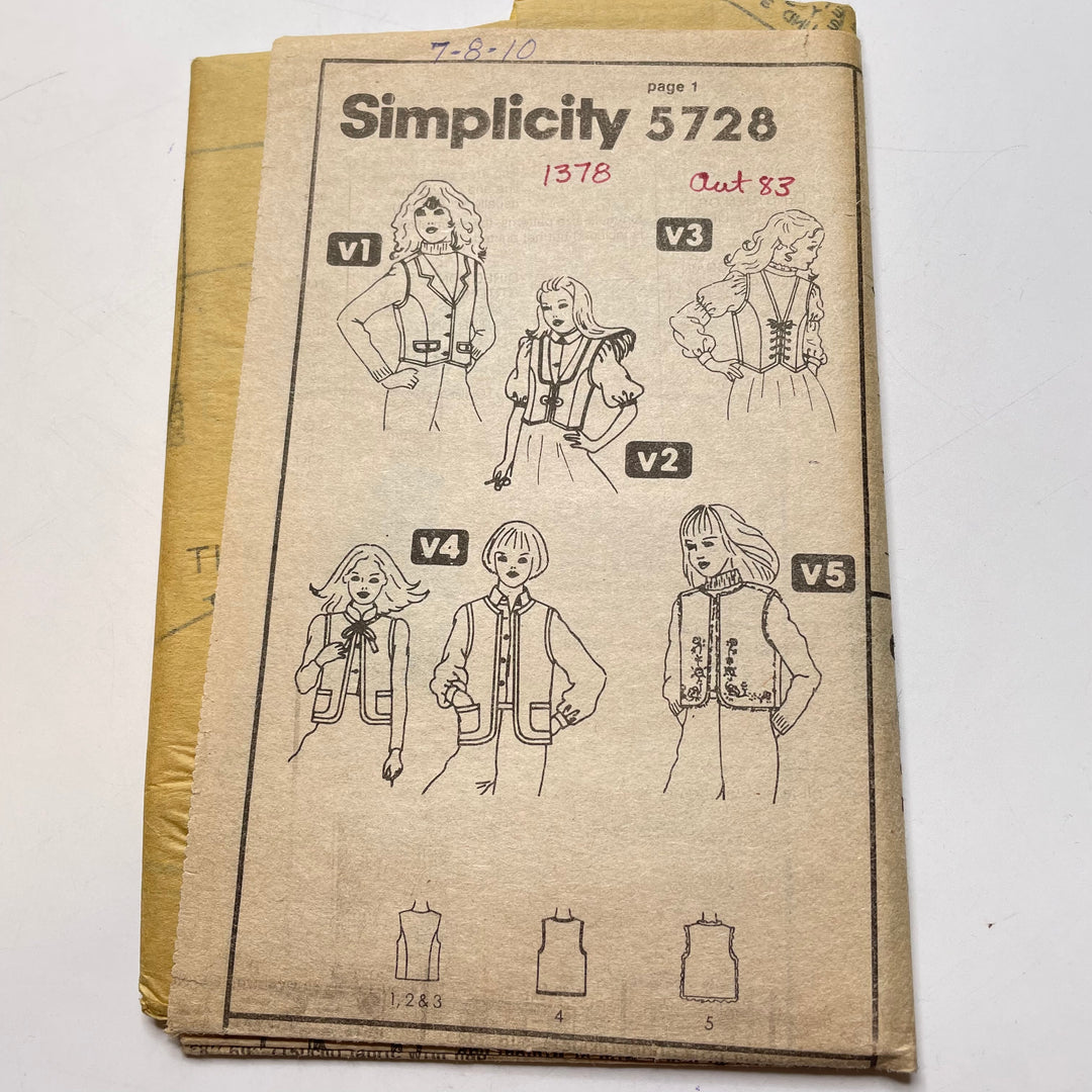 Sewing Pattern - Childrenswear - Simplicity 5728