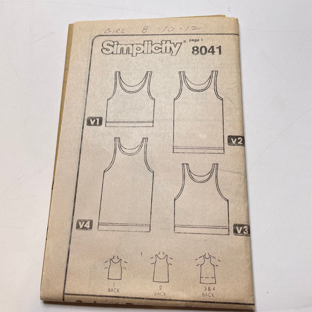 Sewing Pattern - Childrenswear - Simplicity 8041