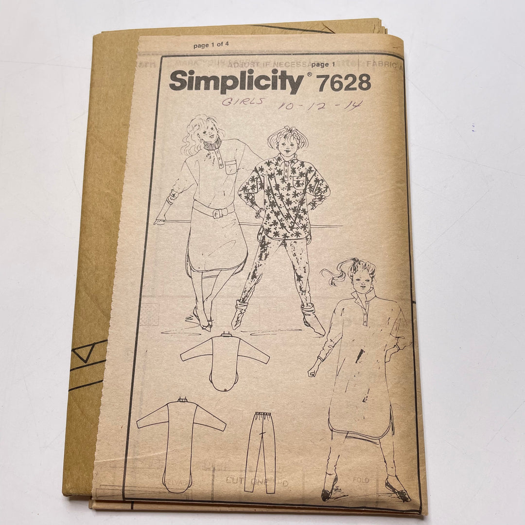 Sewing Pattern - Junior - Simplicity 7628