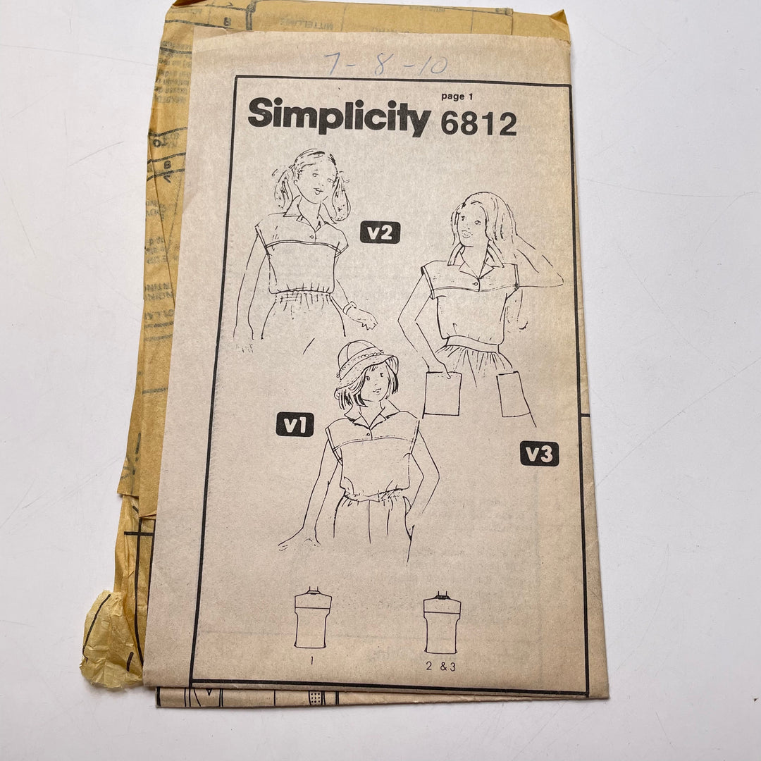 Sewing Pattern - Childrenswear - Simplicity 6812