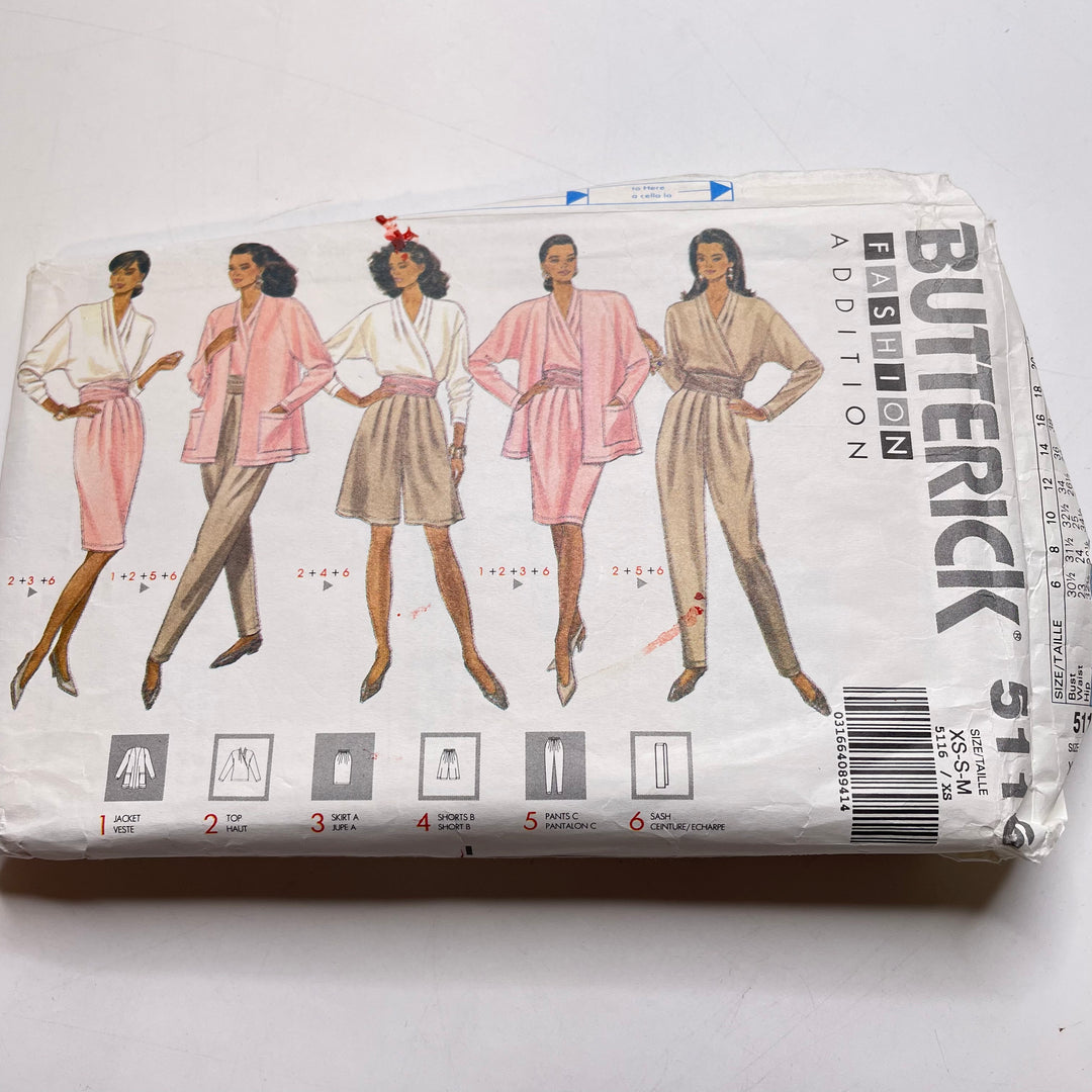 Sewing Pattern - Womenswear - Butterick 5116