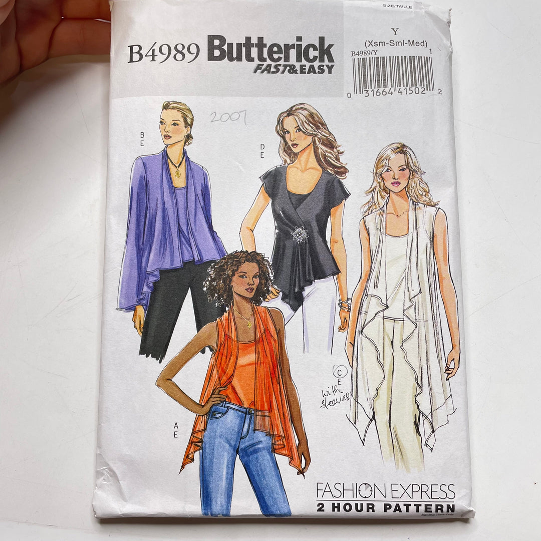 Sewing Pattern - Womenswear - Butterick B4989