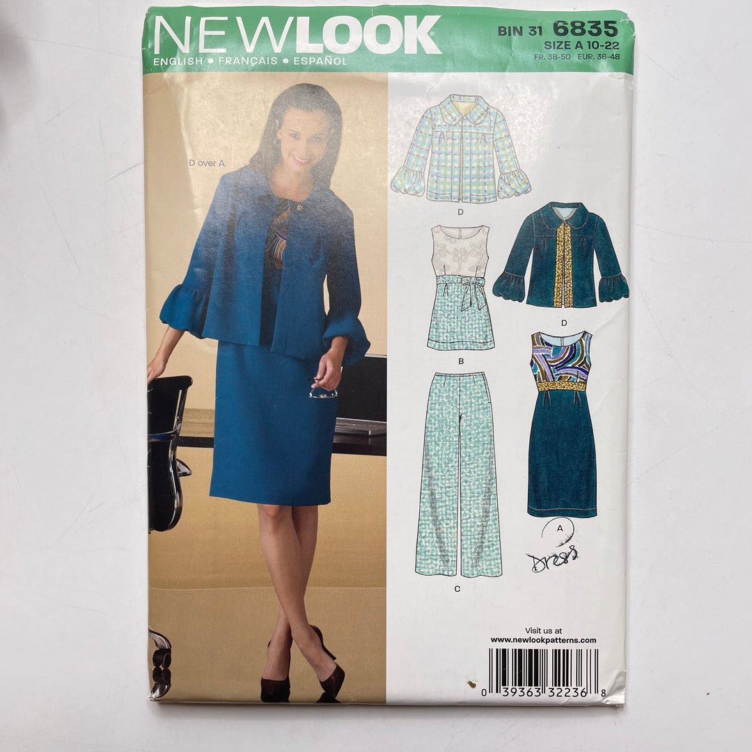 Sewing Pattern - Womenswear - New Look 6835