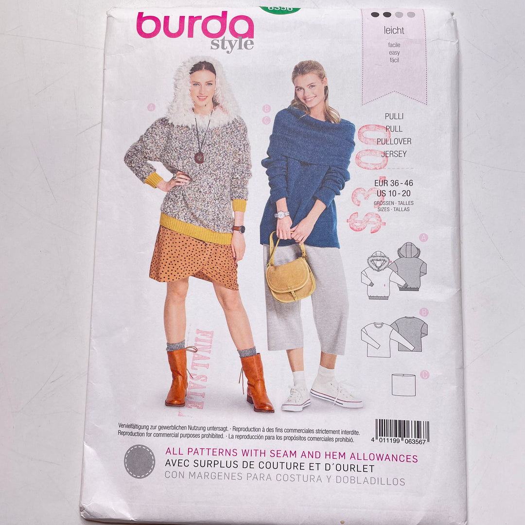 Sewing Pattern - Womenswear - Burda 6356