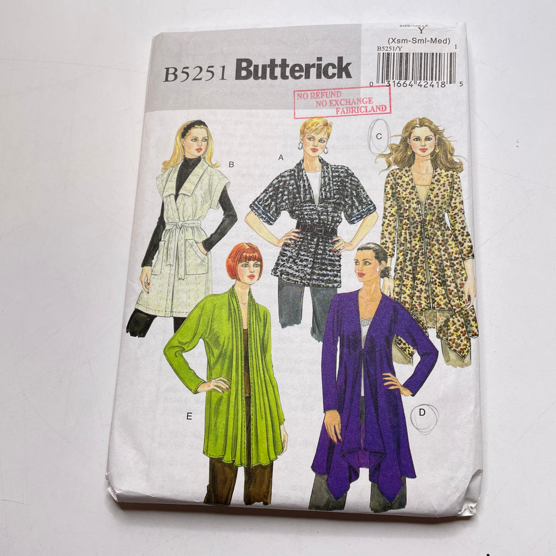 Sewing Pattern - Womenswear - Butterick B5251