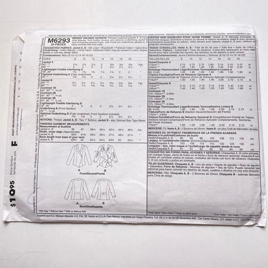Sewing Pattern - Womenswear - McCall&