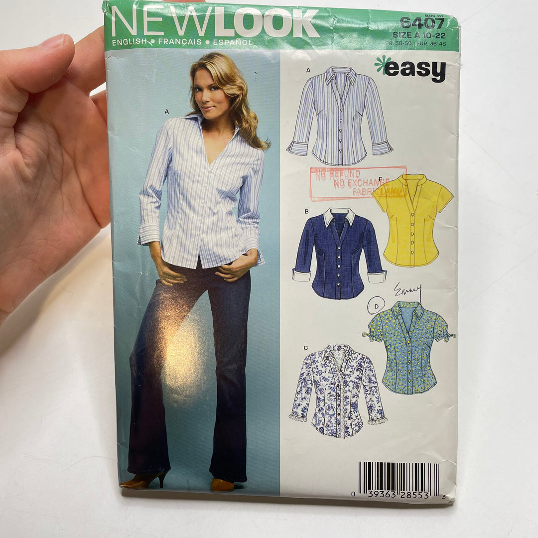 Sewing Pattern - Womenswear - New Look 6407