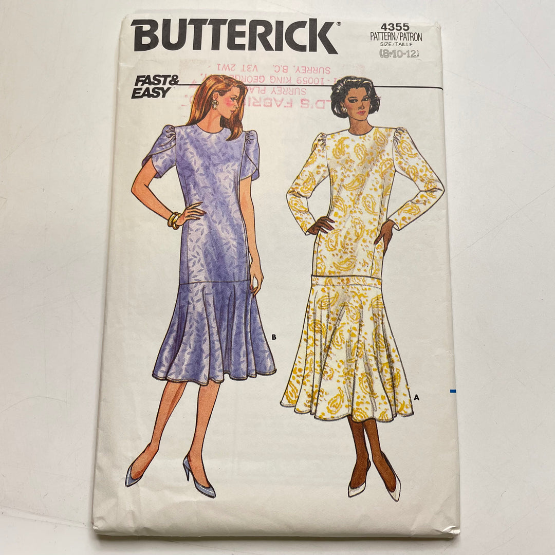 Sewing Pattern - Womenswear - Butterick 4355