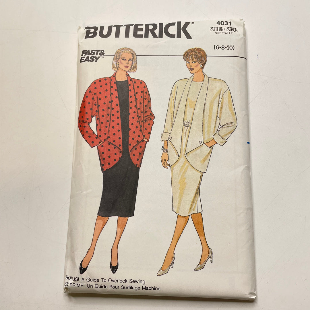 Sewing Pattern - Womenswear - Butterick 4031