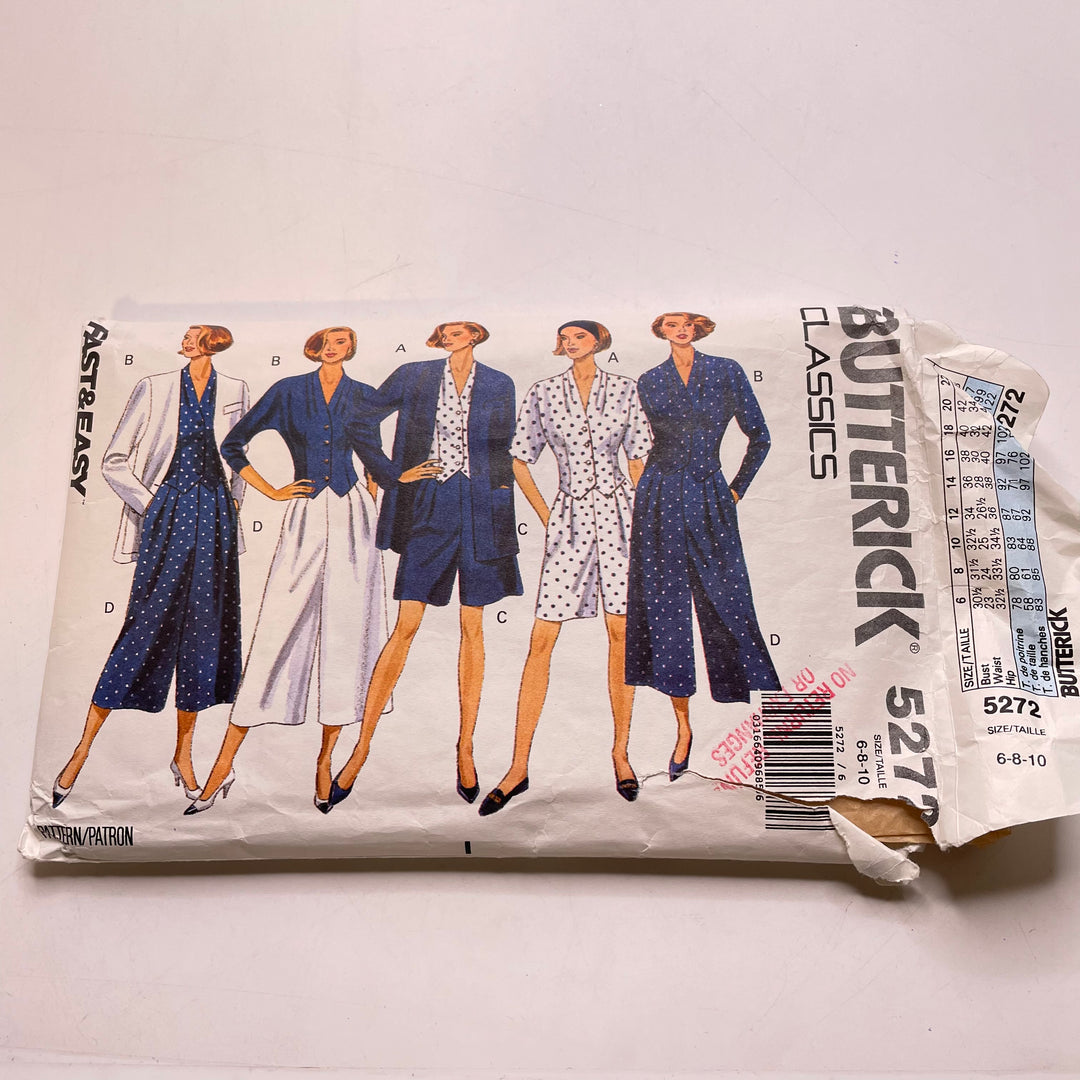 Sewing Pattern - Womenswear - Butterick 5272